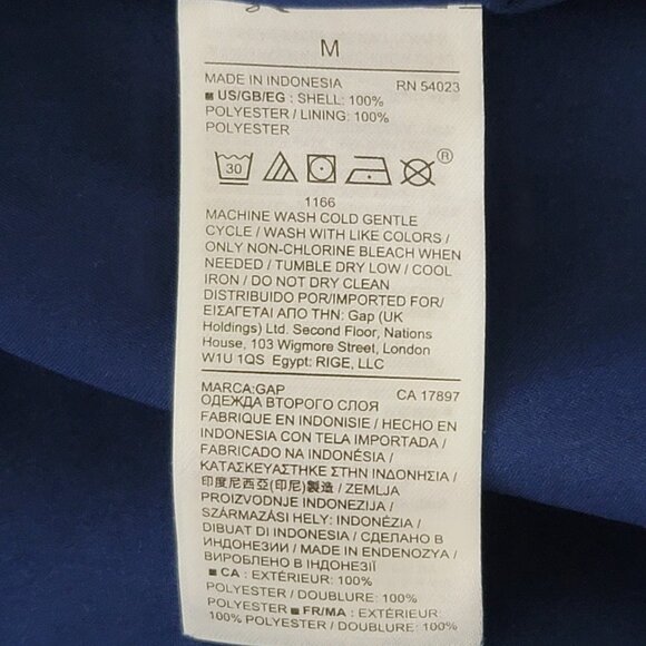 Gap Purple Flowered Sleeveless lined Dress Medium - Picture 12 of 12